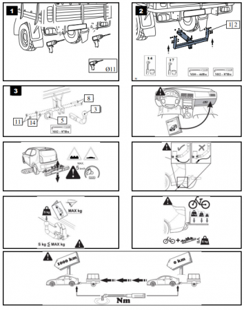 Фаркоп 6510-A Oris на УАЗ 39094 фермер 1997-, УАЗ Profi 2017- без подрезки бампера. Тип шара: A. Нагрузки: 1500/75 кг, масса фаркопа 21,3 кг (без электрики в комплекте) от магазина ФаркопРос